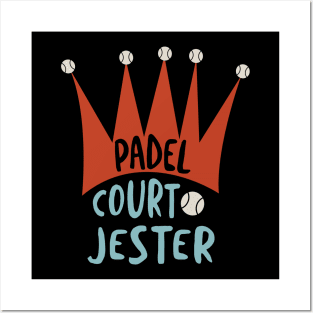 Padel Court Jester Posters and Art